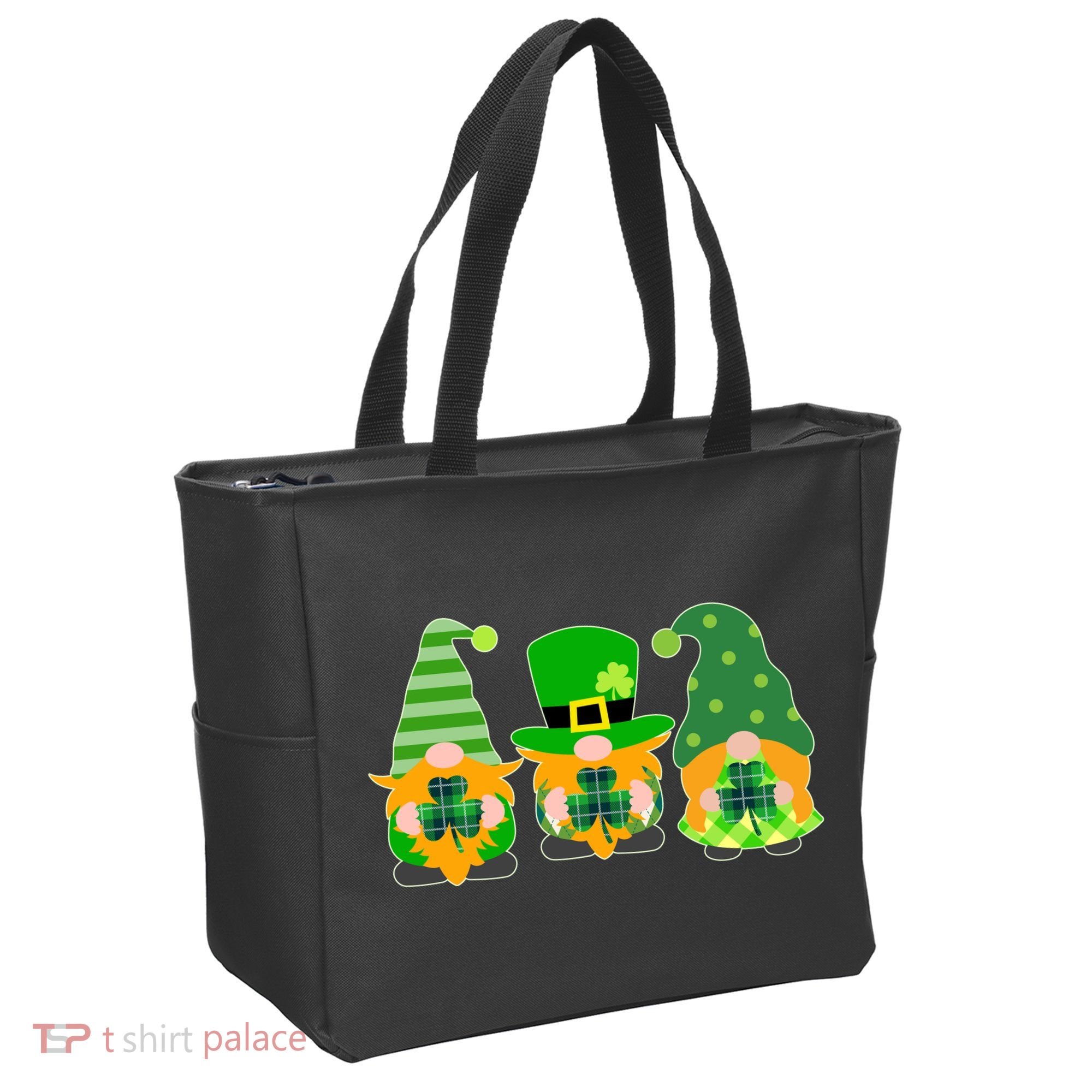 Cute St Patrick's Day Shamrock Gnomes Multi Patterns Bag