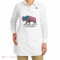 Custer State Park South Dakota Buffalo Roundup Patriotic Apron thumb 2