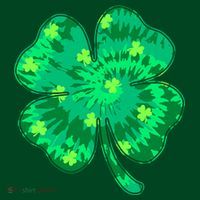 Cute St Patricks Day Tie Dye Shamrock Clover Coaster thumb 2