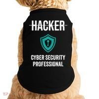 Cyber Security Professional Protection White Hat Hackers Doggie Tank thumb 0