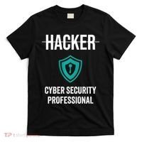 Cyber Security Professional Protection White Hat Hackers T-Shirt thumb 0