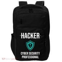 Cyber Security Professional Protection White Hat Hackers Impact Tech Backpack thumb 0