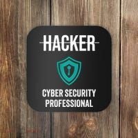 Cyber Security Professional Protection White Hat Hackers Coaster thumb 0