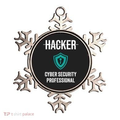 Cyber Security Professional Protection White Hat Hackers Ornament