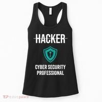 Cyber Security Professional Protection White Hat Hackers Women's Tank Top thumb 0