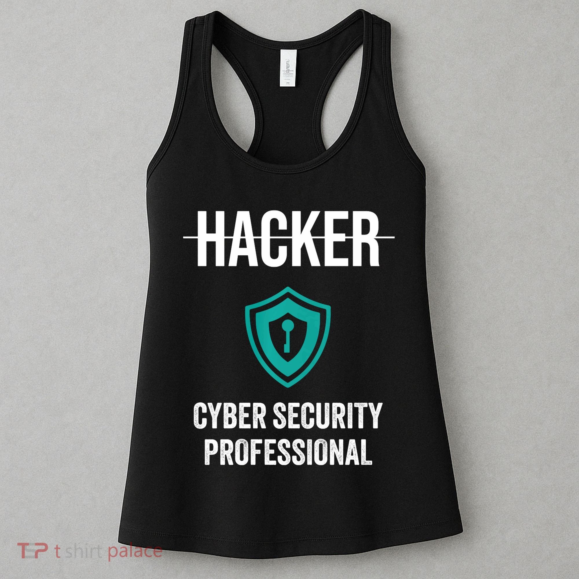 Cyber Security Professional Protection White Hat Hackers Women's Tank Top