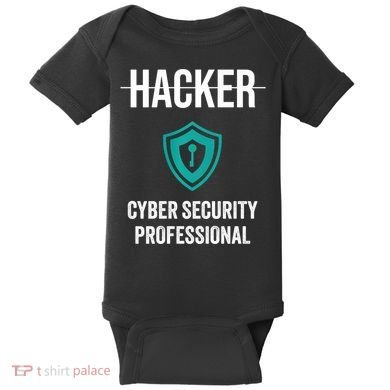 Cyber Security Professional Protection White Hat Hackers Baby Bodysuit