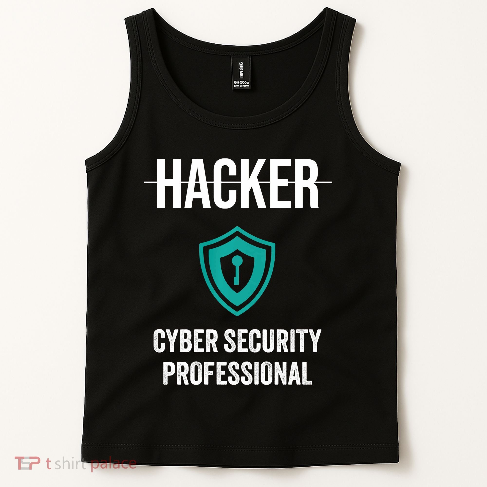 Cyber Security Professional Protection White Hat Hackers Tank Top