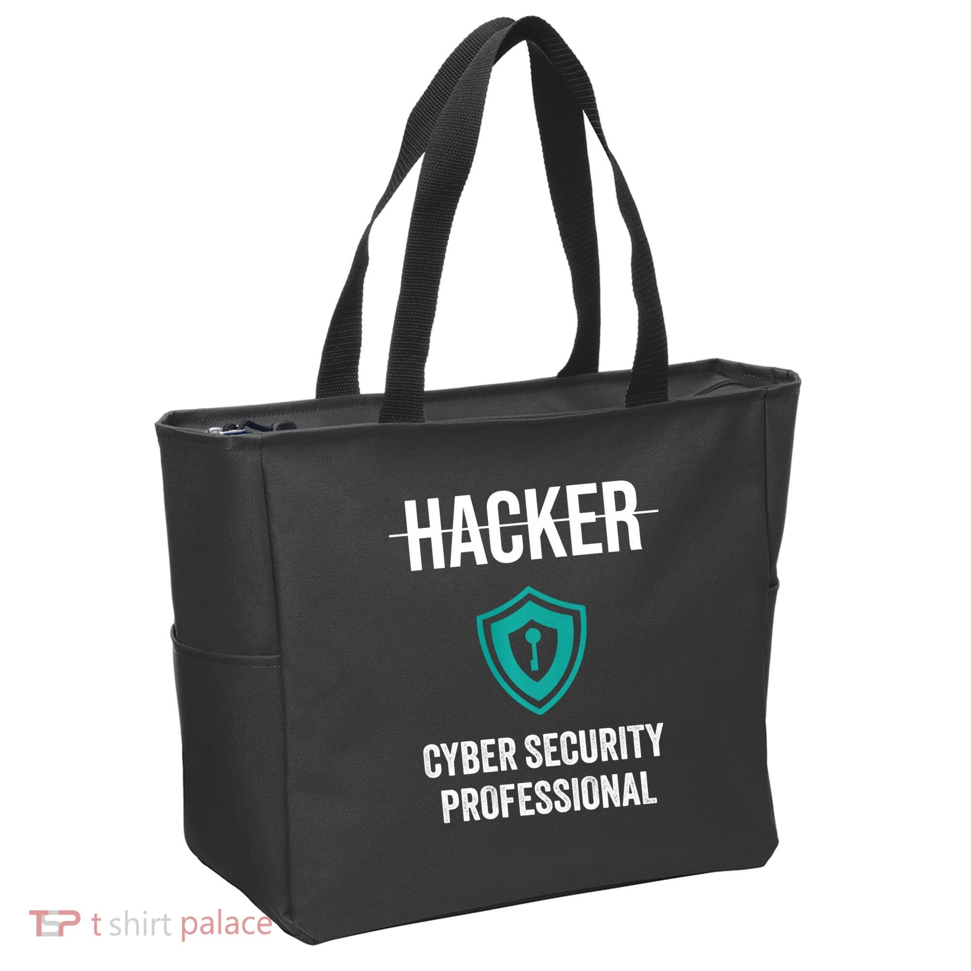 Cyber Security Professional Protection White Hat Hackers Tote Bag