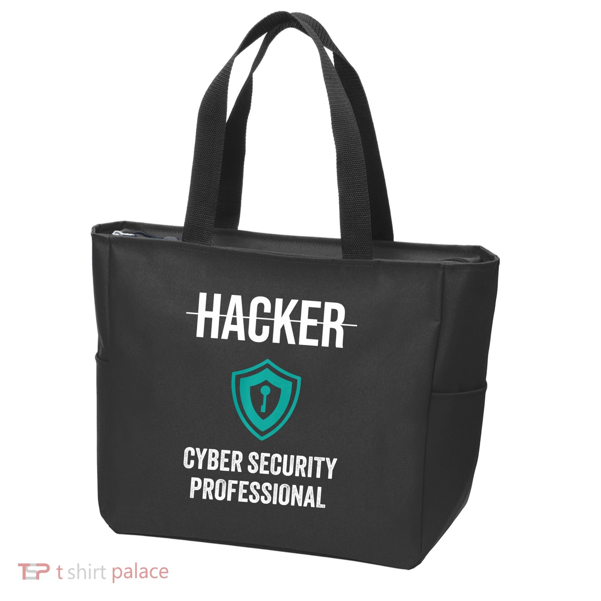 Cyber Security Professional Protection White Hat Hackers Tote Bag