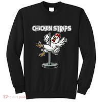 Chicken Strips Pun Funny Sarcastic Life Quotes Jokes Humor Sweatshirt thumb 0