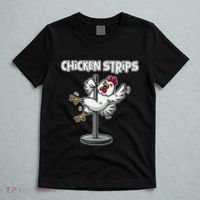 Chicken Strips Pun Funny Sarcastic Life Quotes Jokes Humor T-Shirt thumb 5