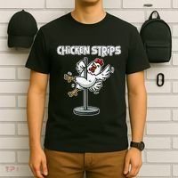 Chicken Strips Pun Funny Sarcastic Life Quotes Jokes Humor T-Shirt thumb 6