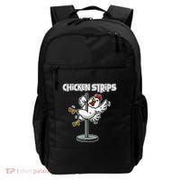 Chicken Strips Pun Funny Sarcastic Life Quotes Jokes Humor Backpack thumb 0