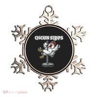 Chicken Strips Pun Funny Sarcastic Life Quotes Jokes Humor Ornament thumb 0