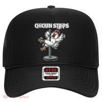 Chicken Strips Pun Funny Sarcastic Life Quotes Jokes Humor Hat thumb 0