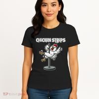 Chicken Strips Pun Funny Sarcastic Life Quotes Jokes Humor Women's T-Shirt thumb 4