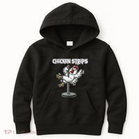 Chicken Strips Pun Funny Sarcastic Life Quotes Jokes Humor Kids Hoodie thumb 0