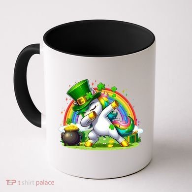 Cute St Patricks Day Dabbing Leprechaun Pony Coffee Mug