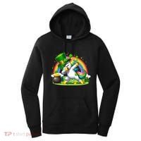 Cute St Patricks Day Dabbing Leprechaun Pony Women's Hoodie thumb 0