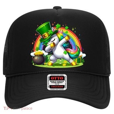 Cute St Patricks Day Dabbing Leprechaun Pony Hat