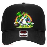 Cute St Patricks Day Dabbing Leprechaun Pony Hat thumb 0