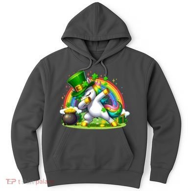 Cute St Patricks Day Dabbing Leprechaun Pony Hoodie