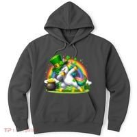 Cute St Patricks Day Dabbing Leprechaun Pony Hoodie thumb 0