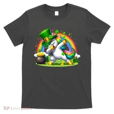 Cute St Patricks Day Dabbing Leprechaun Pony T-Shirt