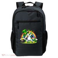 Cute St Patricks Day Dabbing Leprechaun Pony Backpack thumb 0