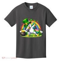 Cute St Patricks Day Dabbing Leprechaun Pony Kids T-Shirt thumb 0