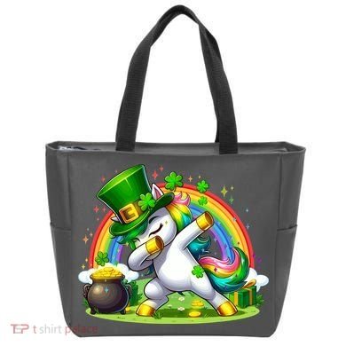 Cute St Patricks Day Dabbing Leprechaun Pony Bag