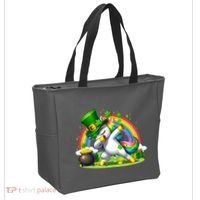 Cute St Patricks Day Dabbing Leprechaun Pony Tote Bag thumb 2