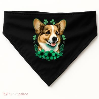 Corgi St. Patricks Day: Fun For Corgi And Irish Lovers USA-Made Doggie Bandana