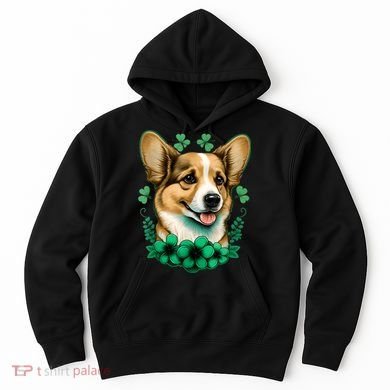 Corgi St. Patricks Day: Fun For Corgi And Irish Lovers Hoodie