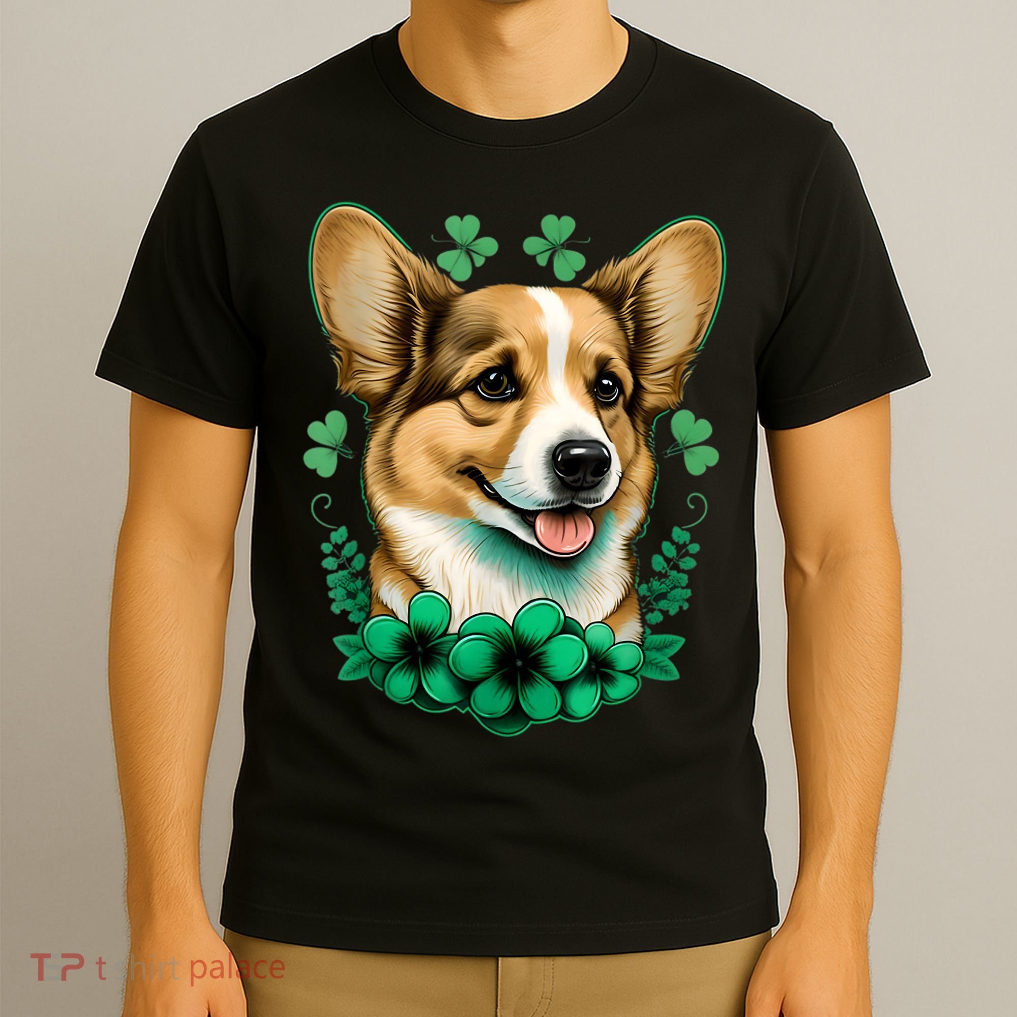 Corgi St. Patricks Day: Fun For Corgi And Irish Lovers T-Shirt