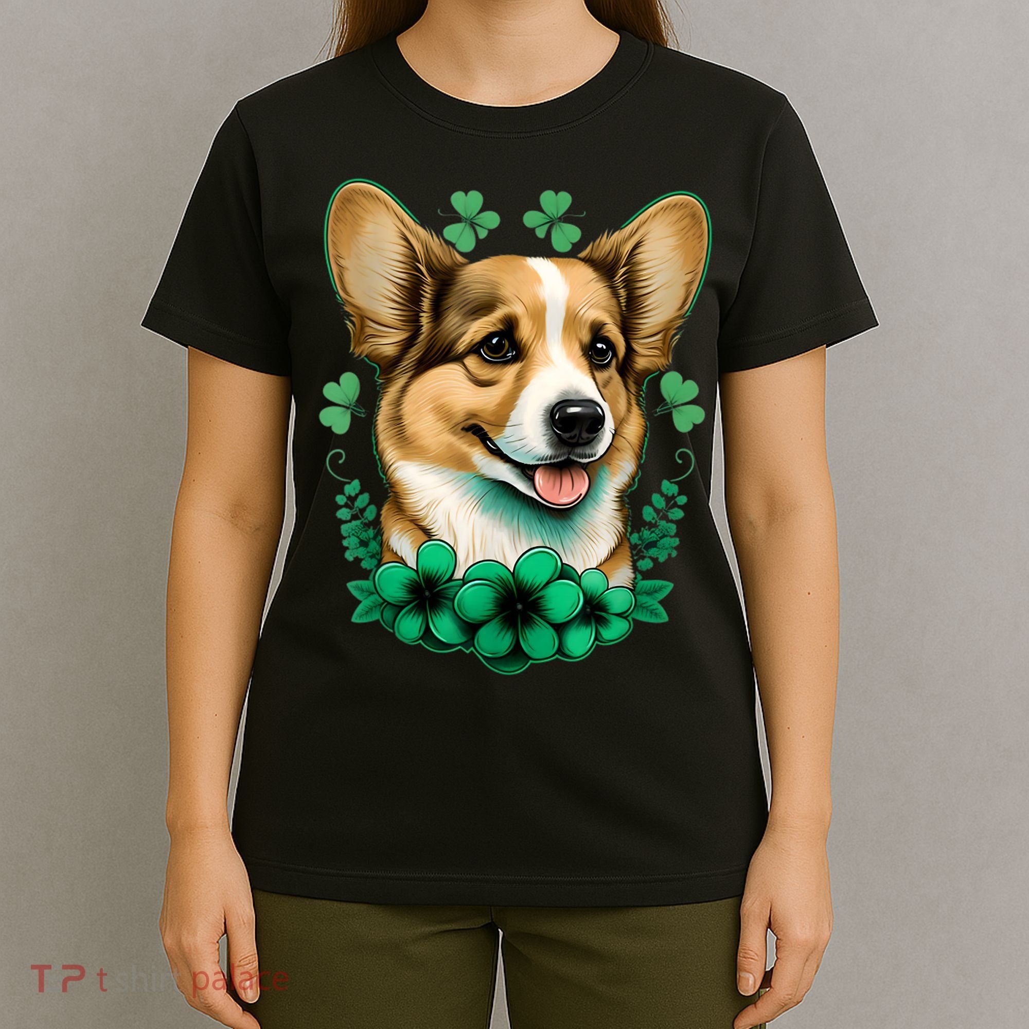 Corgi St. Patricks Day: Fun For Corgi And Irish Lovers T-Shirt