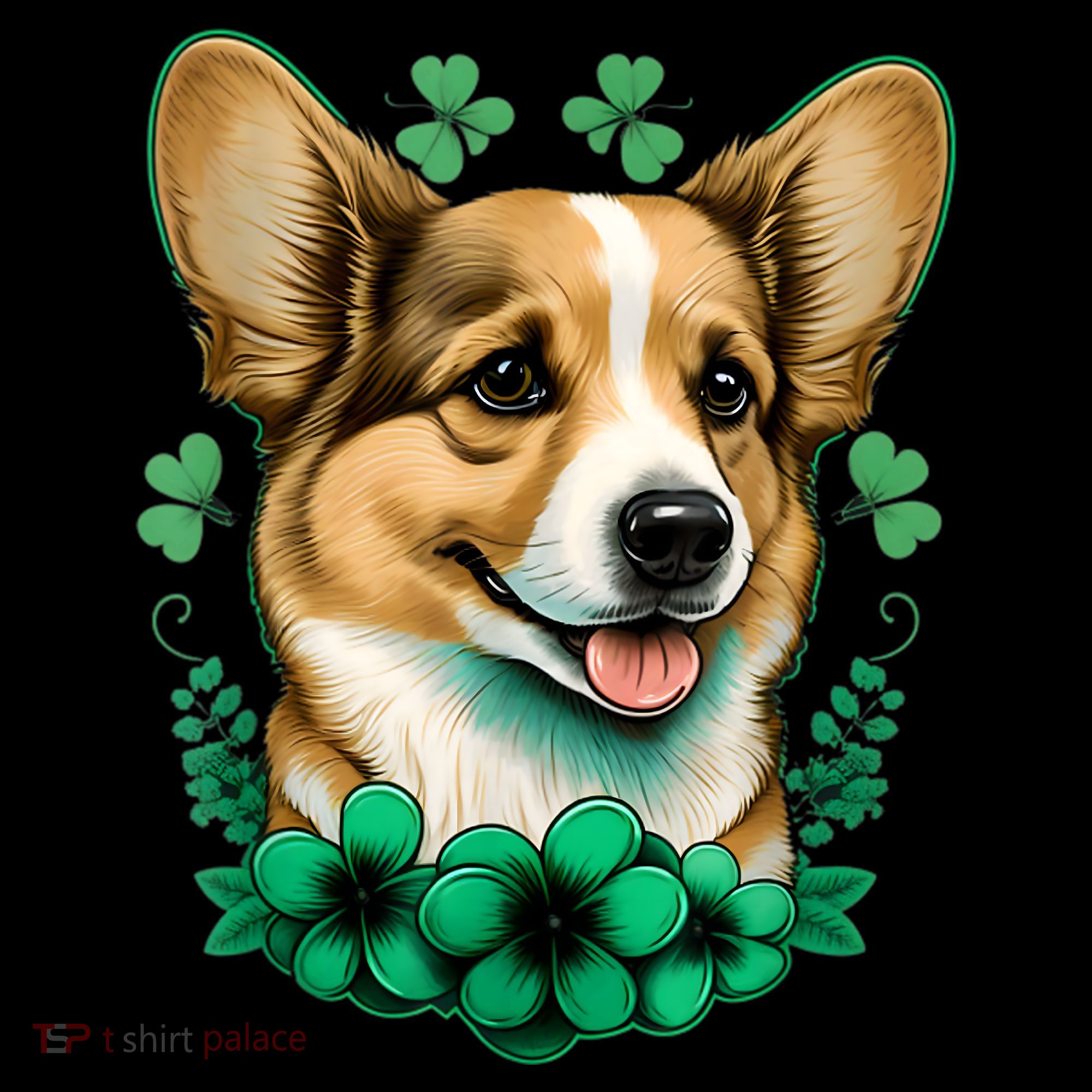 Corgi St. Patricks Day: Fun For Corgi And Irish Lovers T-Shirt