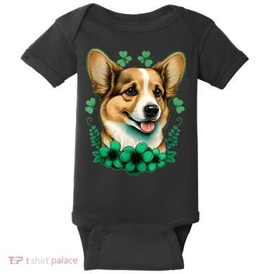 Corgi St. Patricks Day: Fun For Corgi And Irish Lovers Baby Bodysuit