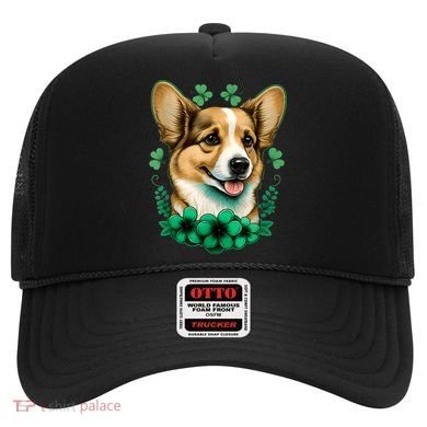 Corgi St. Patricks Day: Fun For Corgi And Irish Lovers Hat