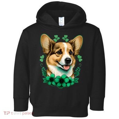 Corgi St. Patricks Day: Fun For Corgi And Irish Lovers Toddler Hoodie