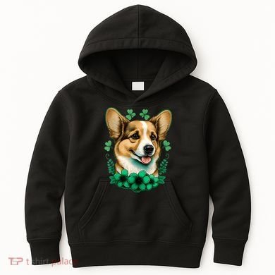 Corgi St. Patricks Day: Fun For Corgi And Irish Lovers Kids Hoodie