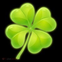 Cute St Patricks Day Lucky Glowing Shamrock Clover Coaster thumb 2