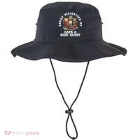 Cats Side Quest Distracted Tabletop Funny Bucket Hat thumb 0