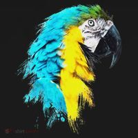 Colourful Scarlet Red Macaw Parrot Bird Painting Of Watercolour Women's Tank Top thumb 5
