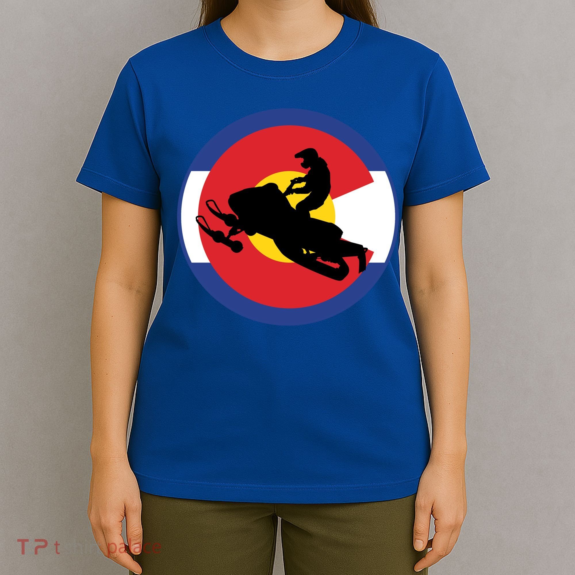 Colorado Snowmobile Rider Snowmobiling In Colorado Gift T-Shirt
