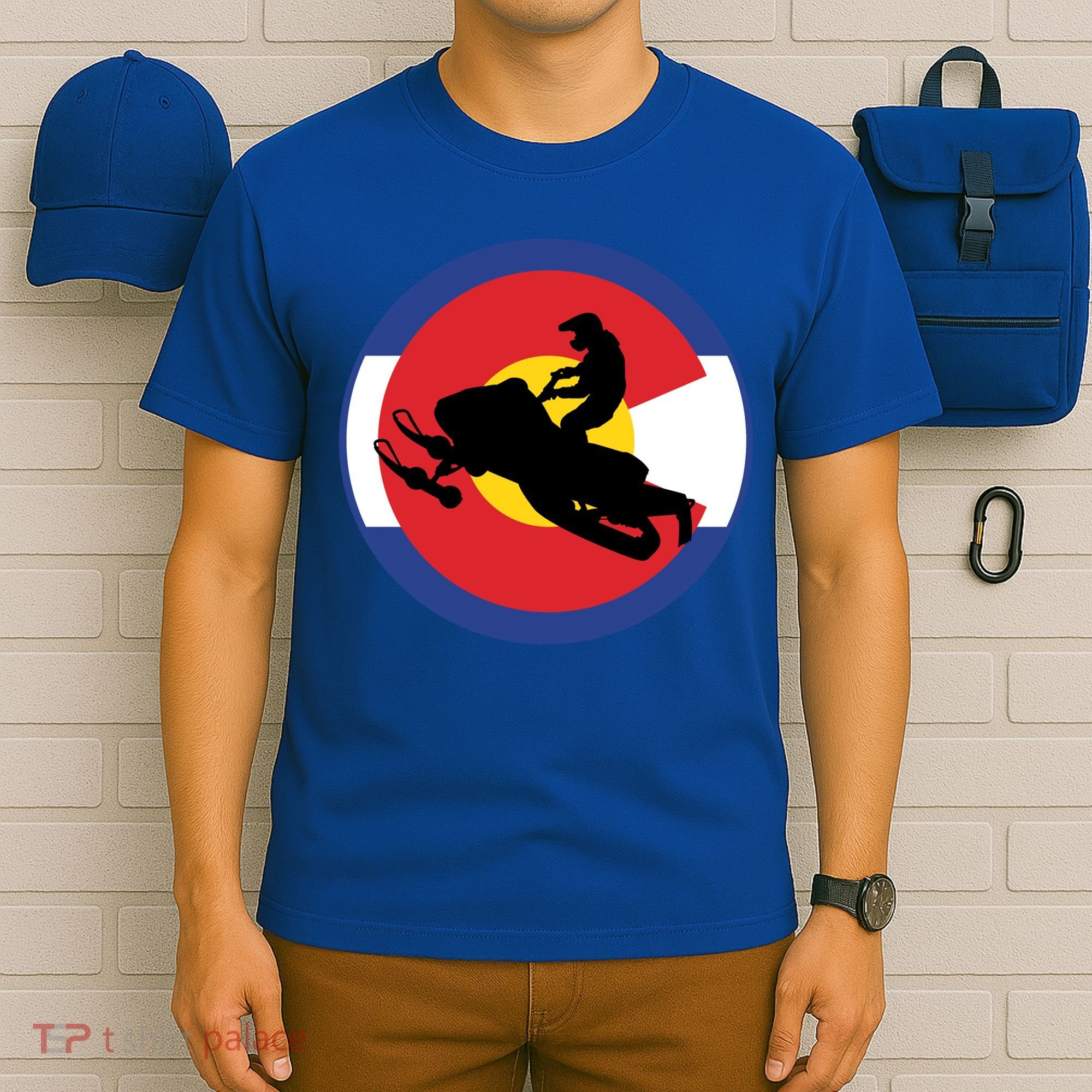 Colorado Snowmobile Rider Snowmobiling In Colorado Gift T-Shirt