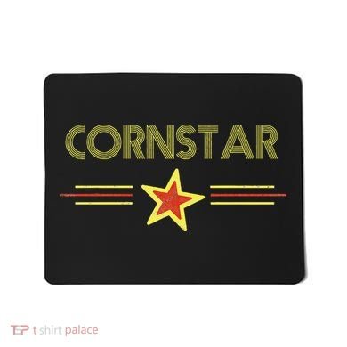 Corn Star Retro 80s Cornhole Team Funny Vintage Graphic Mousepad