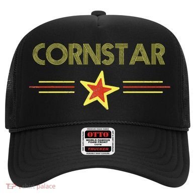 Corn Star Retro 80s Cornhole Team Funny Vintage Graphic Hat