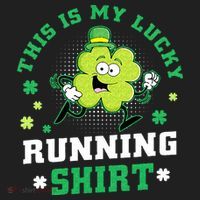 Cute Shamrock Running St Patricks Day Lucky Running Team Women's Sweatshirt thumb 2